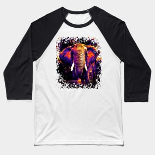 Power Elephant - Your rainbow animal guide Baseball T-Shirt